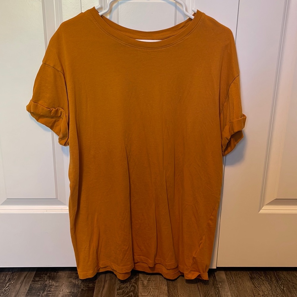 Basic Short Sleeve Tee - Burnt Orange Short Sleeve